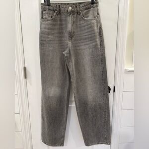 Zara Women’s Baggy, slightly Barrel Legged Gray Jeans, Sz. 2